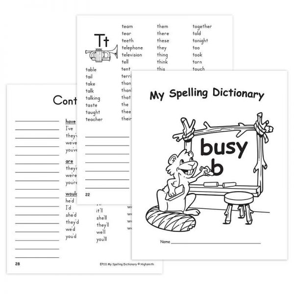 Edupress™ My Own Books™ My Spelling Dictionary