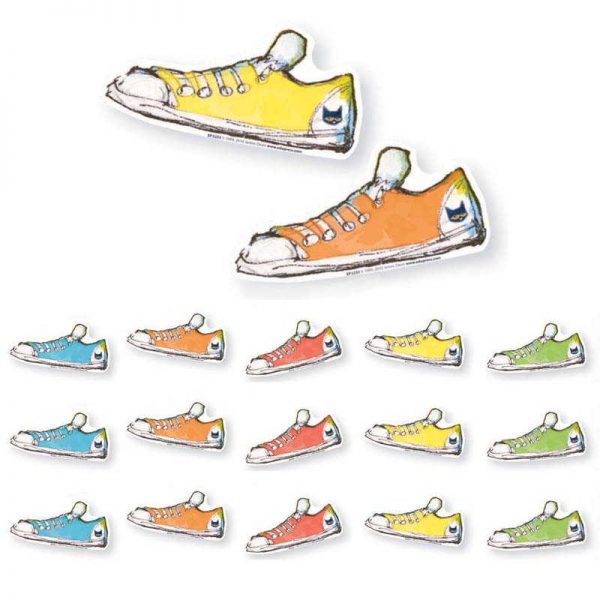 Edupress™ Pete the Cat® Groovy Shoes Accents, 36 Per Pack, 3 Packs