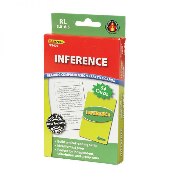 Edupress™ Inference Practice Cards, Levels 5.0-6.5