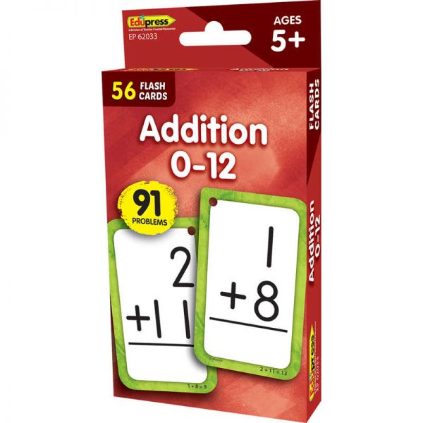 Edupress™ Additon 0-12 Flash Cards