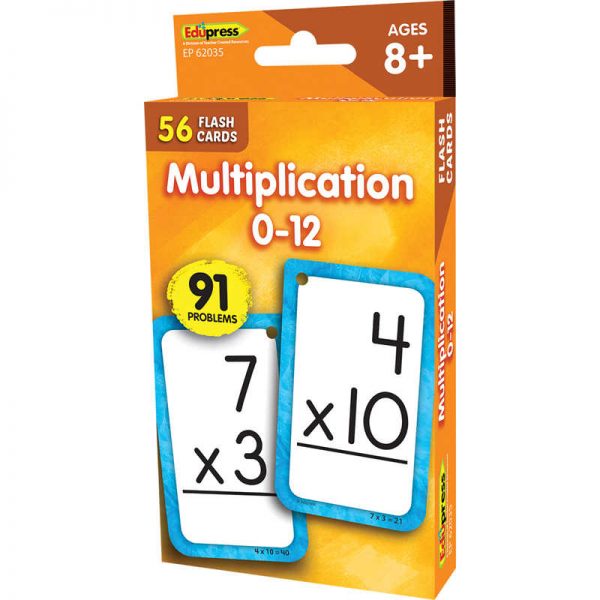 Edupress™ Multiplicaion 0-12 Flash Cards