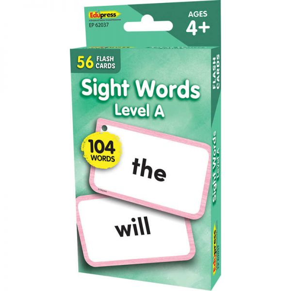Edupress™ Sight Words - Beginning Words (level A) Flash Cards