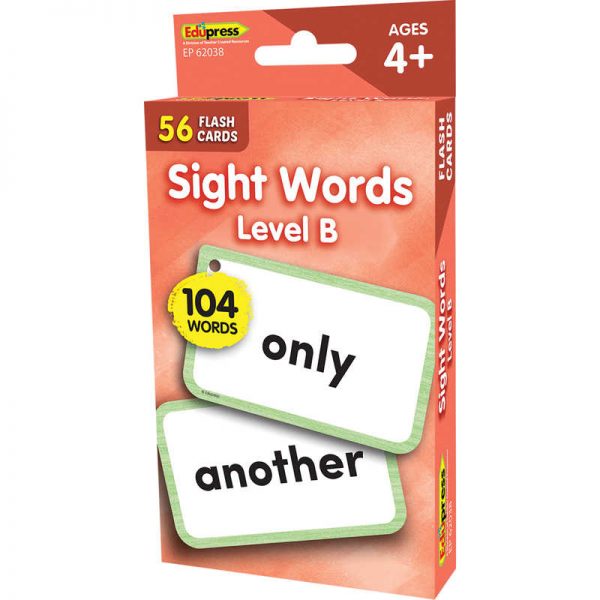Edupress™ Sight Words - Beginning Words (level B) Flash Cards