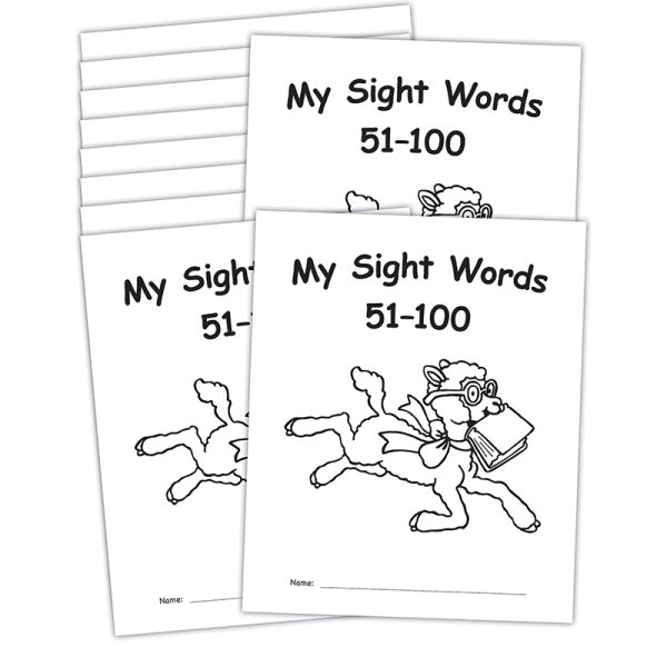 Teacher Created Resources My Own Books: My Sight Words 51-100, Pack of 10