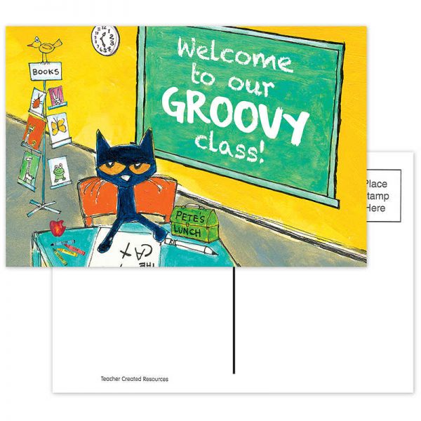 Edupress™ Pete the Cat® Welcome to Our Groovy Class Postcards