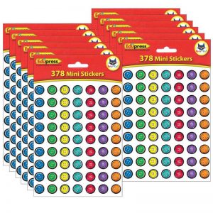 Edupress™ Pete The Cat Groovy Buttons Mini Stickers, 378 Per Pack, 12 Packs