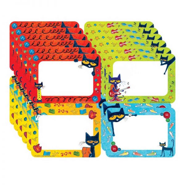 Edupress™ Pete the Cat Name Tags/ Labels, 36 Per Pack, 6 Packs