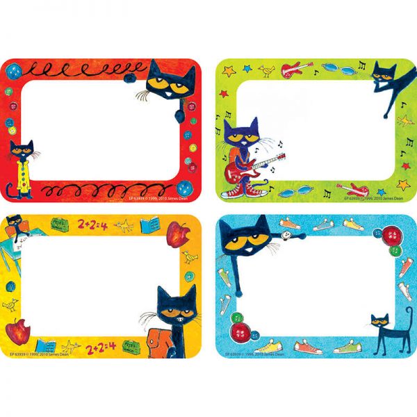 Edupress™ Pete the Cat® Name Tags/Labels