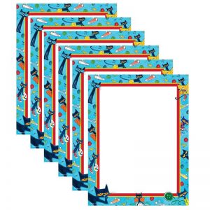 Edupress™ Pete the Cat Computer Paper, 50 Sheets Per Pack, 6 Packs