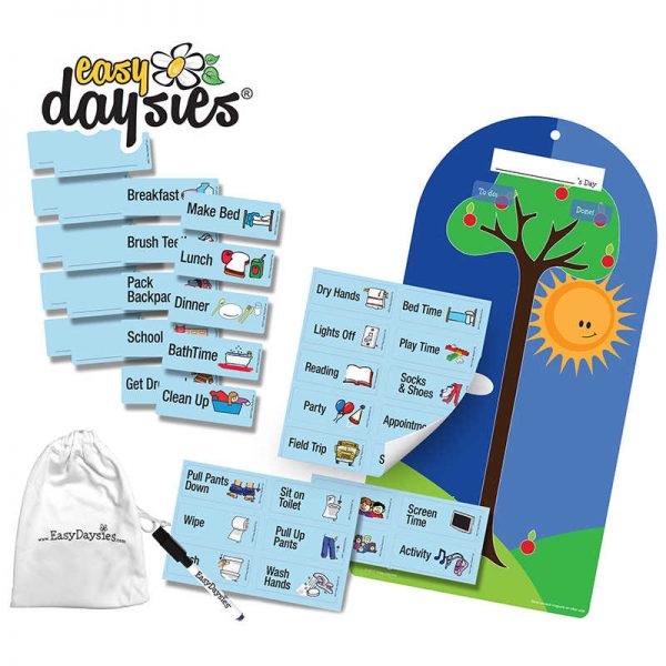 Easy Daysies® "My Day" Preschooler/Kindergartener Daily Visual Schedule