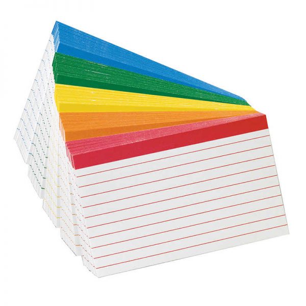Oxford® Oxford® Color-Coded Index Cards, 3" x 5", 100/pkg