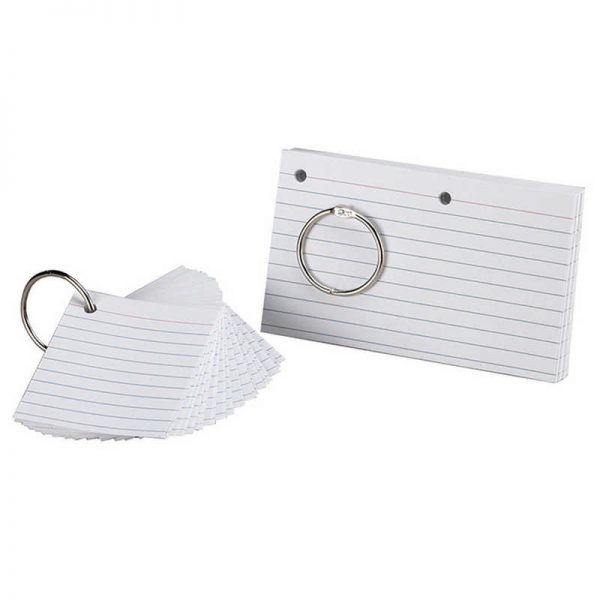 Oxford® Oxford® JustFlip-it!™ Punched & Perfed Study Cards