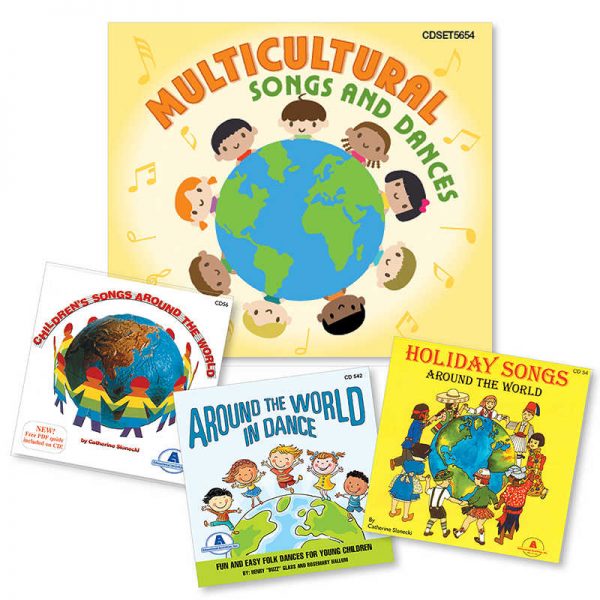 Educational Activities Multicultural Songs and Dances, 3 CD Set
