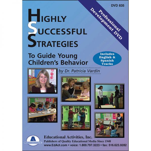 Educational Activities Highly Successful Strategies to Guide Young Children's Behavior DVD