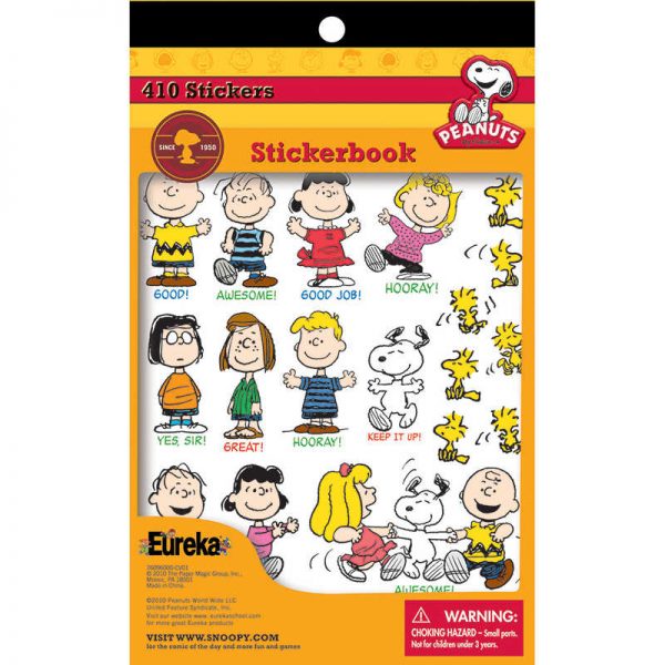 Eureka® Peanuts® Sticker Books