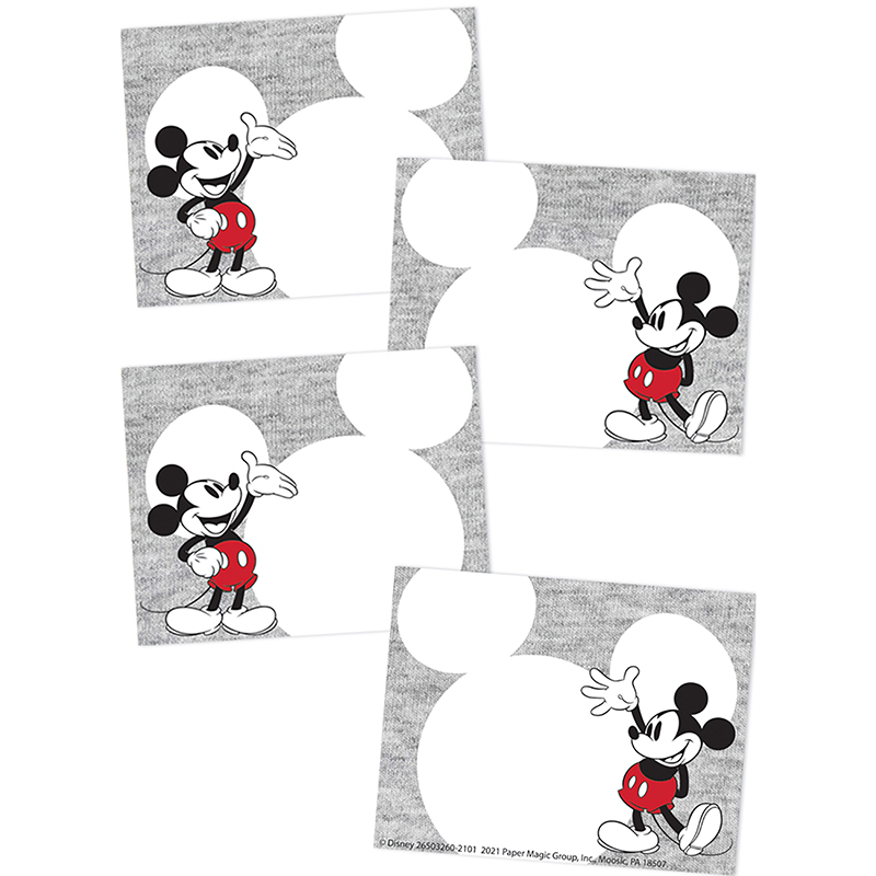 EUREKA Mickey Mouse® Throwback Self-Adhesive Name Tags, Pack of 40