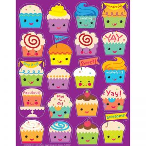 Eureka® Cupcake Scented Stickers, Pack of 80