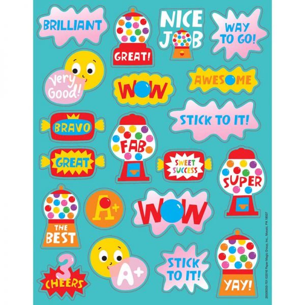 Eureka Bubblegum Scented Stickers