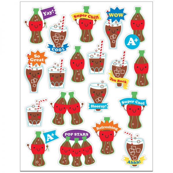 Eureka® Cola Scented Stickers, Pack of 80