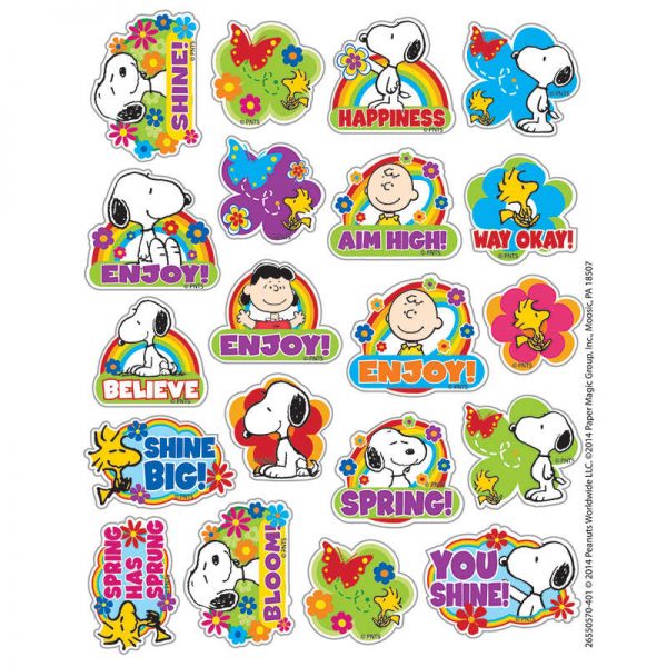 Eureka® Peanuts® Spring Theme Stickers