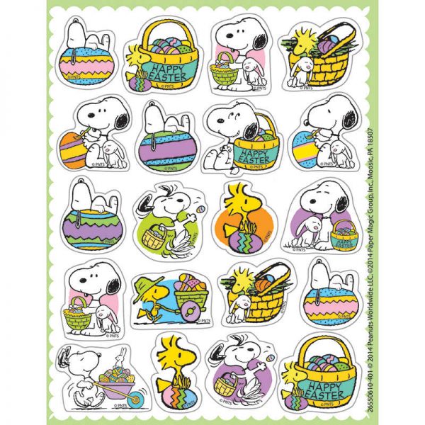 Eureka® Peanuts® Easter Theme Stickers