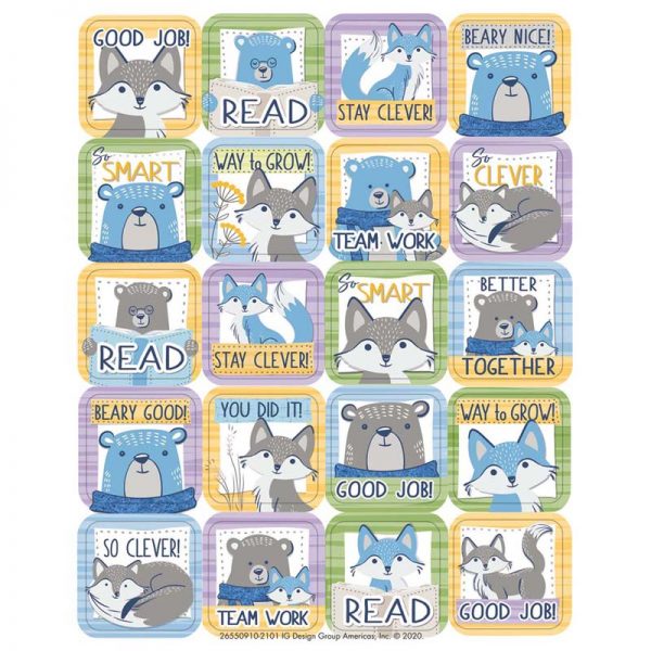 Eureka® A Close-Knit Class Stickers, Theme, Pack of 120