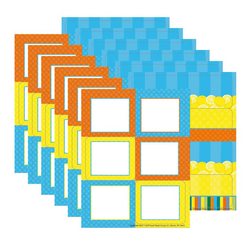 Eureka® Always Try Your Zest Stickers, Labels, 56 Per Pack, 6 Packs