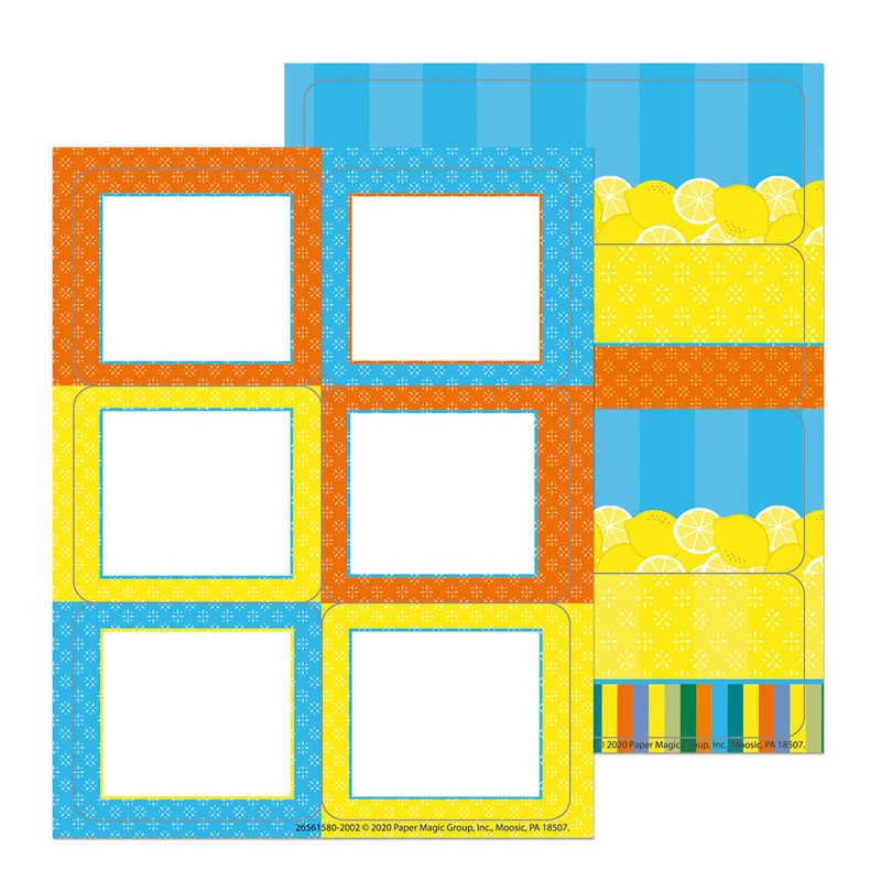 Eureka® Always Try Your Zest Stickers, Label, Pack of 56