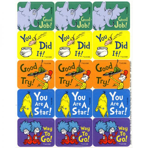 Eureka® Dr. Seuss™ Success Stickers