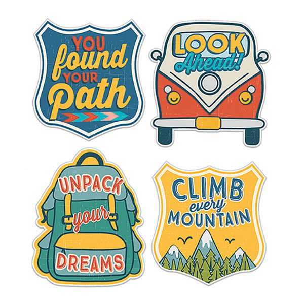 EUREKA Adventurer Badges Stickers, Pack of 40