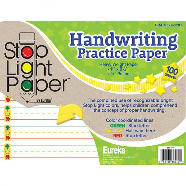 Eureka® Stop Light Paper 100ct Practice Paper