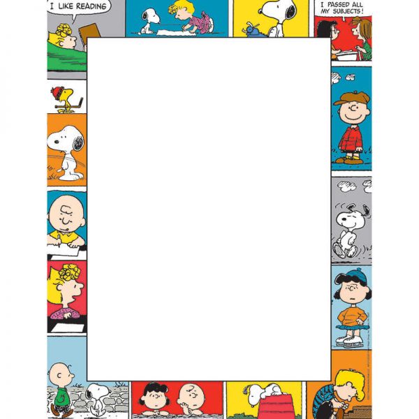 Eureka® Peanuts® Comic Blocks Computer Paper