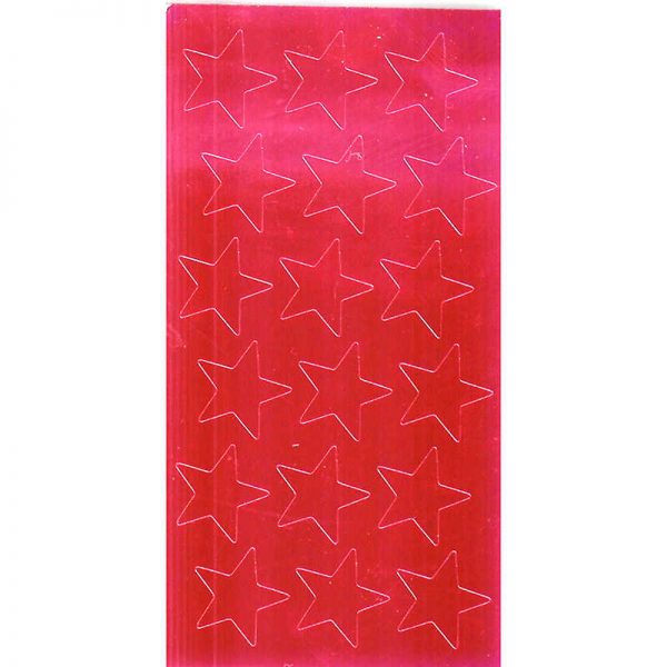 Eureka® 3/4" Red (175) Presto-Stick Foil Star Stickers