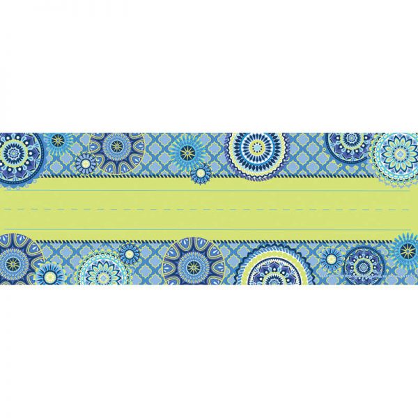Eureka® Blue Harmony Name Plates - Self Adhesive