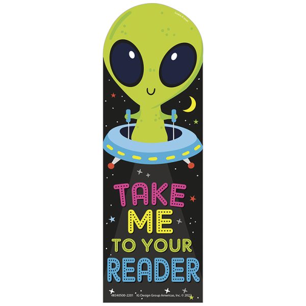 Eureka Take Me To Your Reader Green Apple Scented Bookmarks, Pack of 24