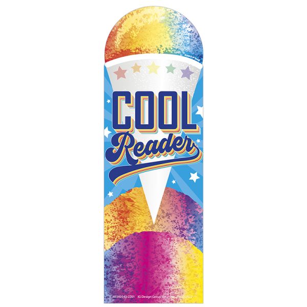 Eureka Cool Reader Snow Cone Scented Bookmarks, Pack of 24