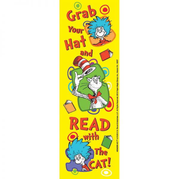 Eureka® Dr. Seuss™ Grab Your Hat Bookmarks