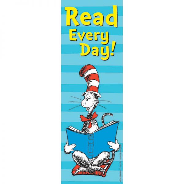 Eureka® Cat in the Hat™ Read Every Day Bookmarks, 36/pkg