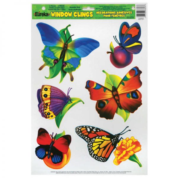 Eureka® Window Clings, Butterflies