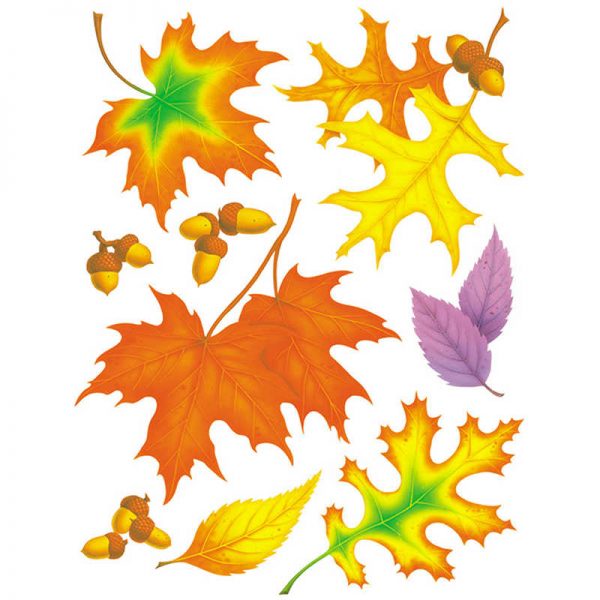 Eureka® Window Clings, Fall Leaves