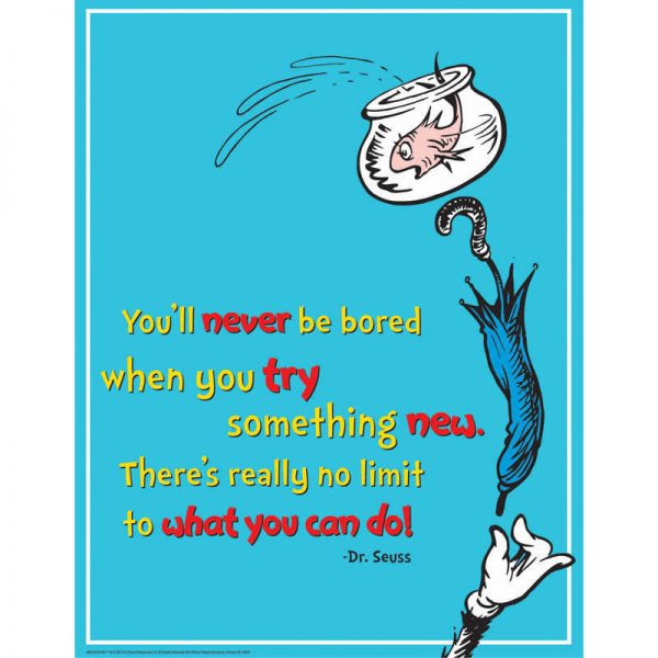 Eureka® Dr. Seuss™ Try Something New 17" x 22" Poster