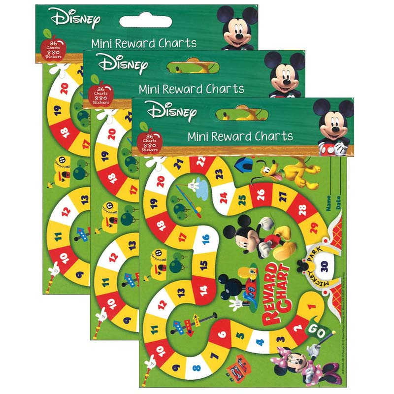 TeachersParadise - Eureka® Mickey Mouse Clubhouse® Mini Reward Charts ...
