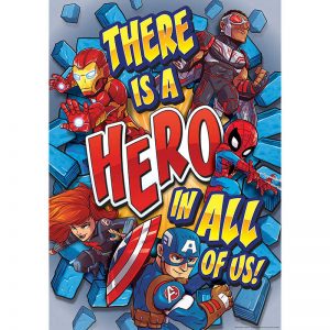 Eureka® Marvel™ Super Hero Adventure: There's A Super Hero Poster, 13" x 19"