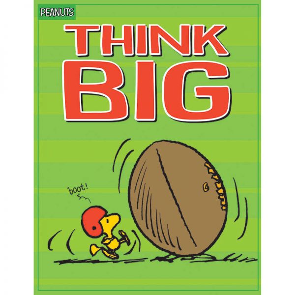 Eureka® Peanuts® Think Big Poster