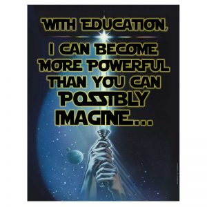 Eureka® Star Wars - Power of Education Poster