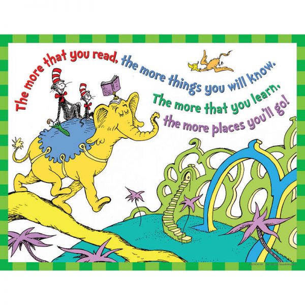 Eureka® Dr. Seuss™ The More you Read Poster
