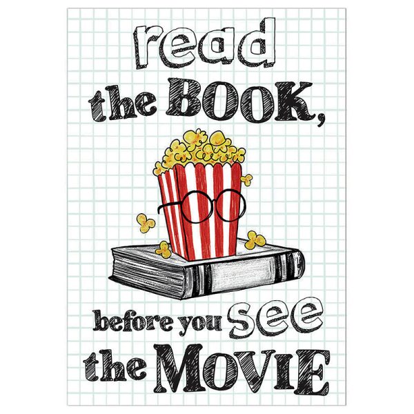 EUREKA Read the Book Before the Movie Poster, 13" x 19"