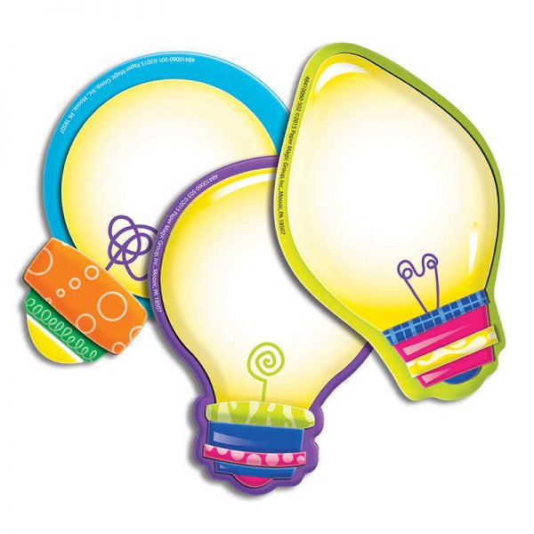Eureka® Color My World Light Bulbs Assorted Paper Cut Outs
