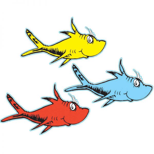Eureka® One Fish, Two Fish Paper Cut Outs