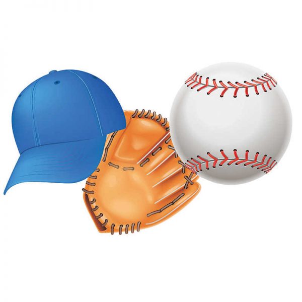 Eureka® Baseball Assorted Cut Outs